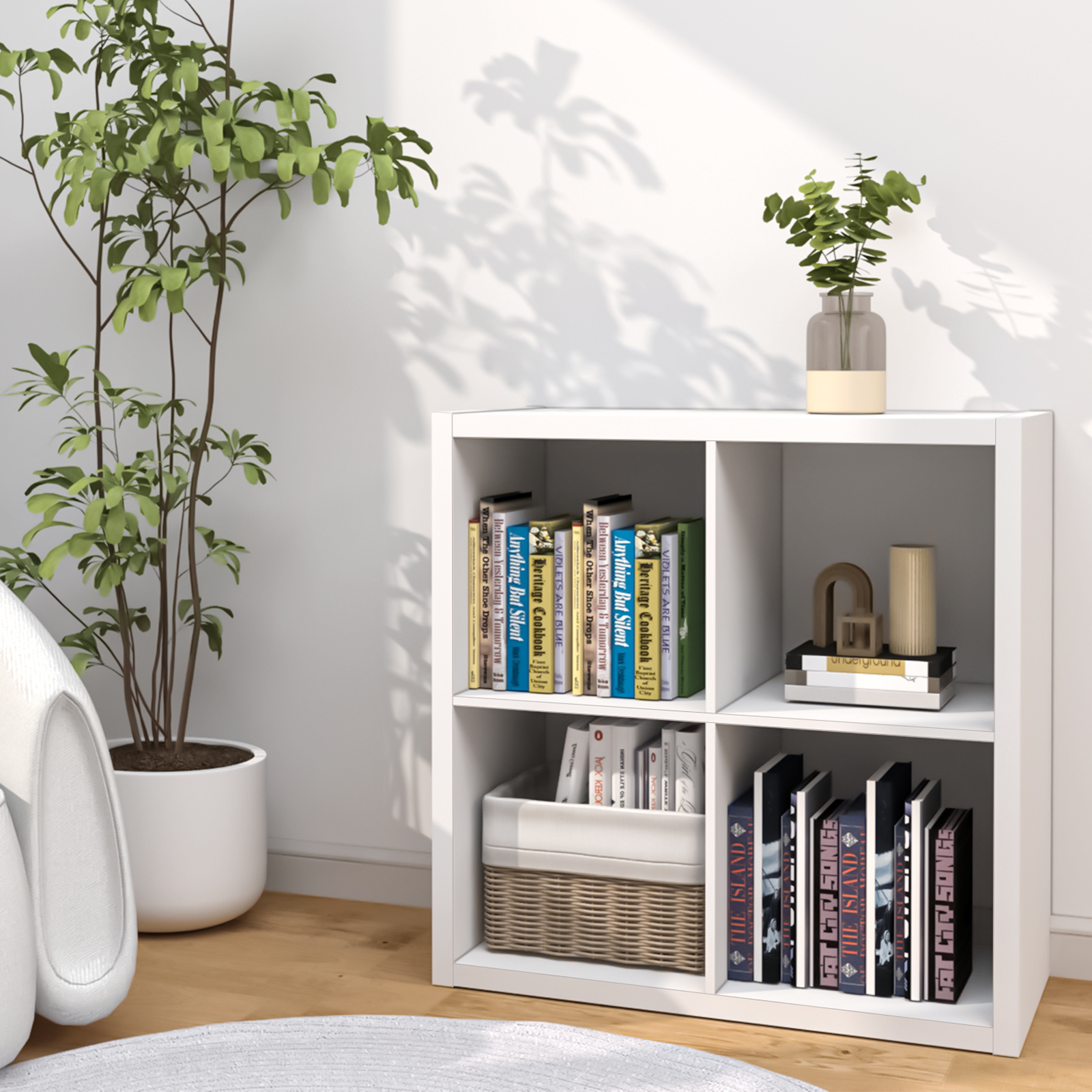 Office Furniture Dimensions - 2026 Wooden Thick Frame 4 Cube