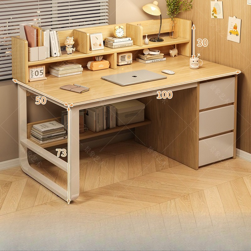 Office Furniture Manufacturers - Durable Desk simple bookshelf integrated learning