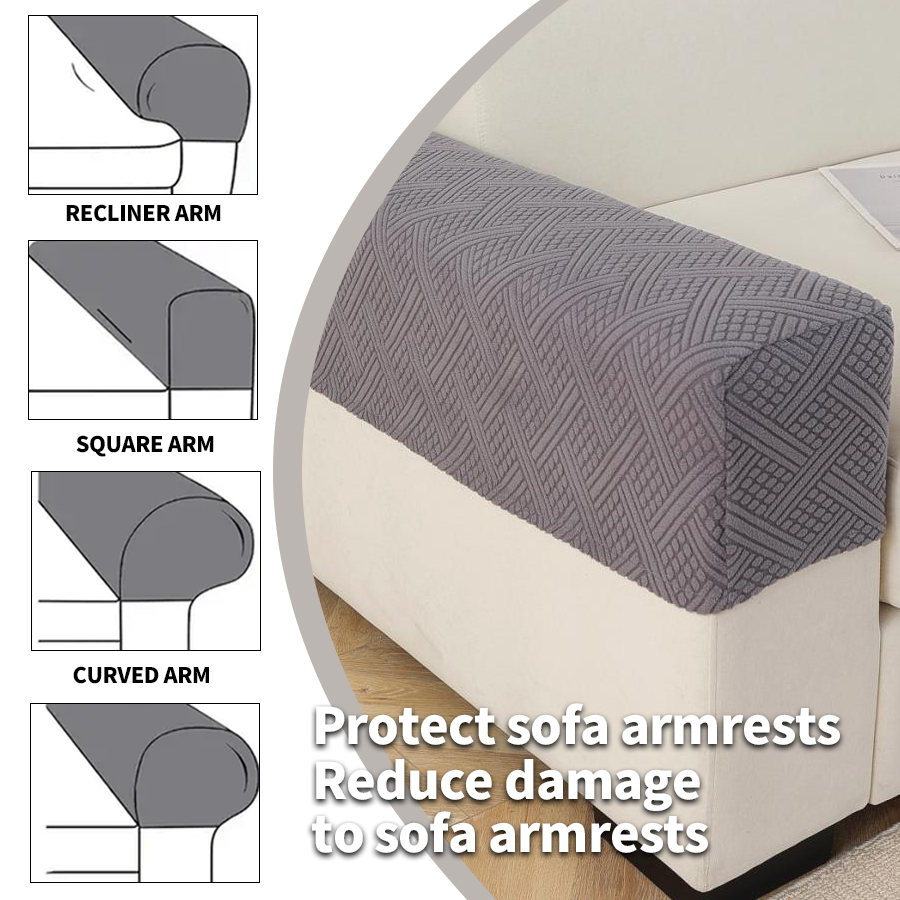 2pcs Armchair Cover Anti-slip  - مراجعة Office Furniture Dimensions وسعره