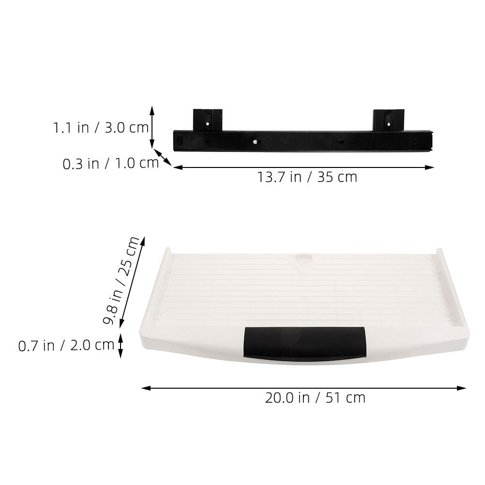1Set Keyboard Tray Under Desk  - مراجعة Keyboard Drawer Under وسعره