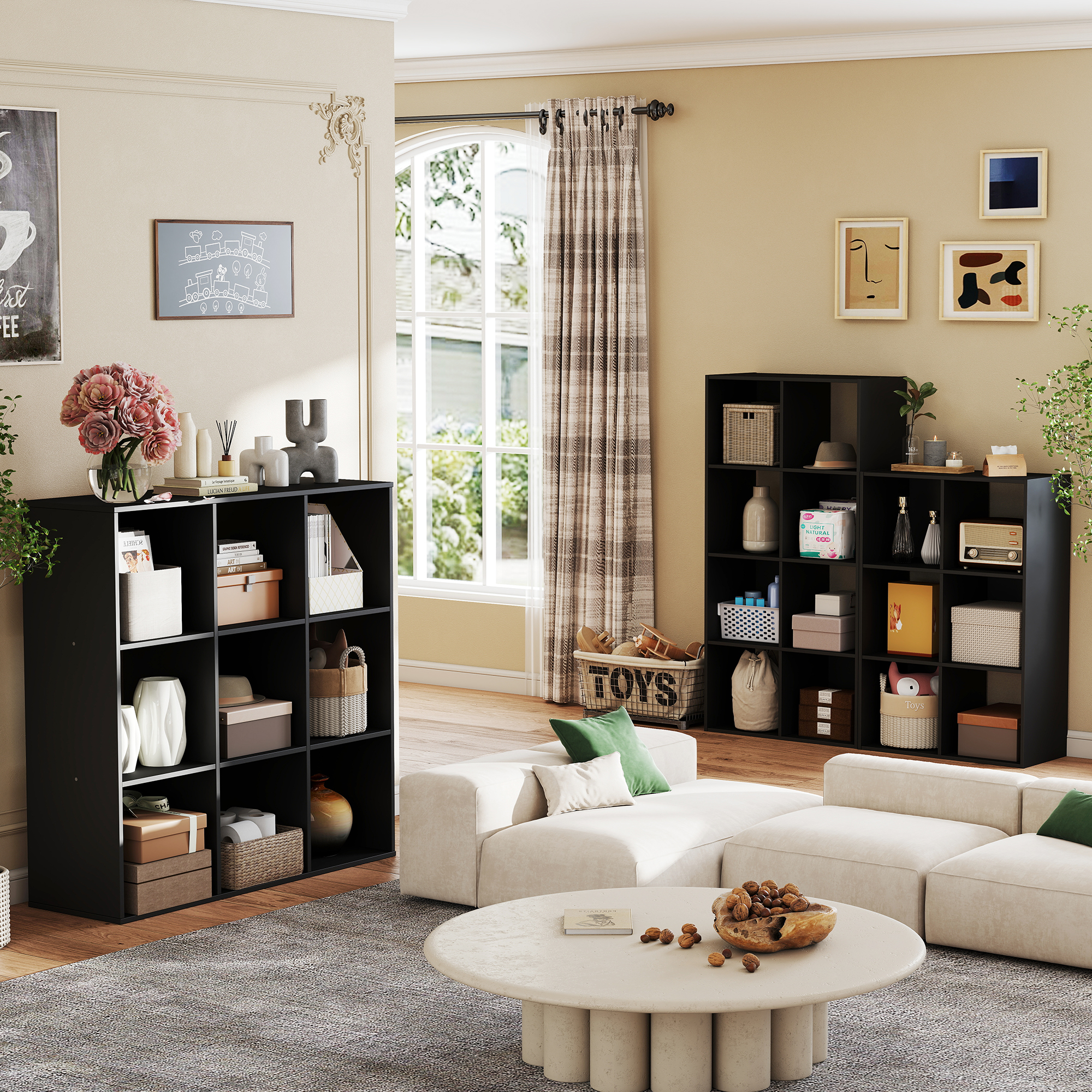 JHK 9 Cube Storage Organizer W - مراجعة Office Furniture Dimensions وسعره
