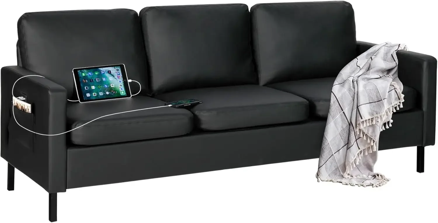 Modern Comfy Couch with  USB,  - مراجعة Office Furniture Dimensions وسعره