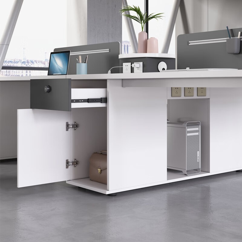 Four-person workplace staff de - مراجعة Office Furniture Manufacturers وسعره