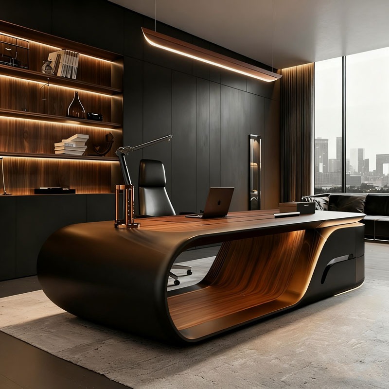 Luxury Modern L-Shaped Executi - مراجعة Office Furniture Manufacturers وسعره