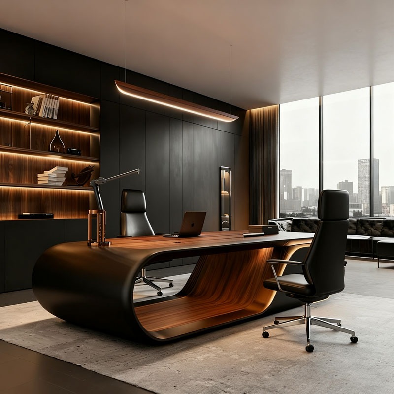 Luxury Modern L-Shaped Executi - مراجعة Office Furniture Manufacturers وسعره
