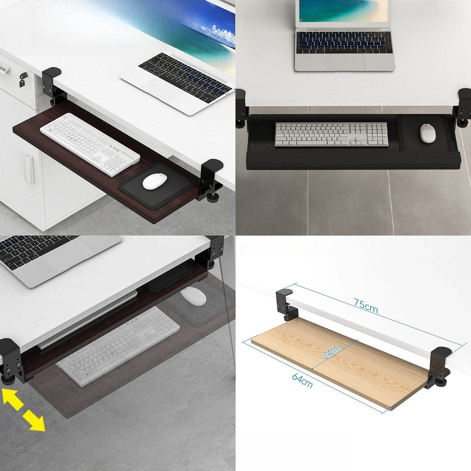 Keyboard Bracket Under the Tab - مراجعة Keyboard Drawer Under وسعره