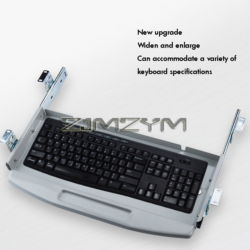 Steel Metal Under Desk Mount P - مراجعة Keyboard Drawer Under وسعره