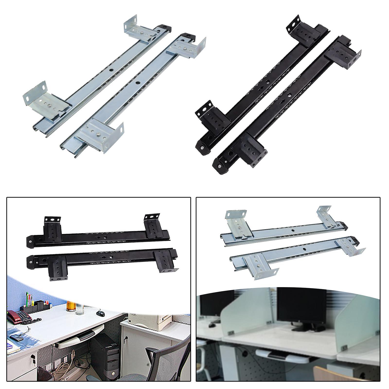 -Drawer Tray Slide Rail, Tray  - مراجعة Keyboard Drawer Under وسعره