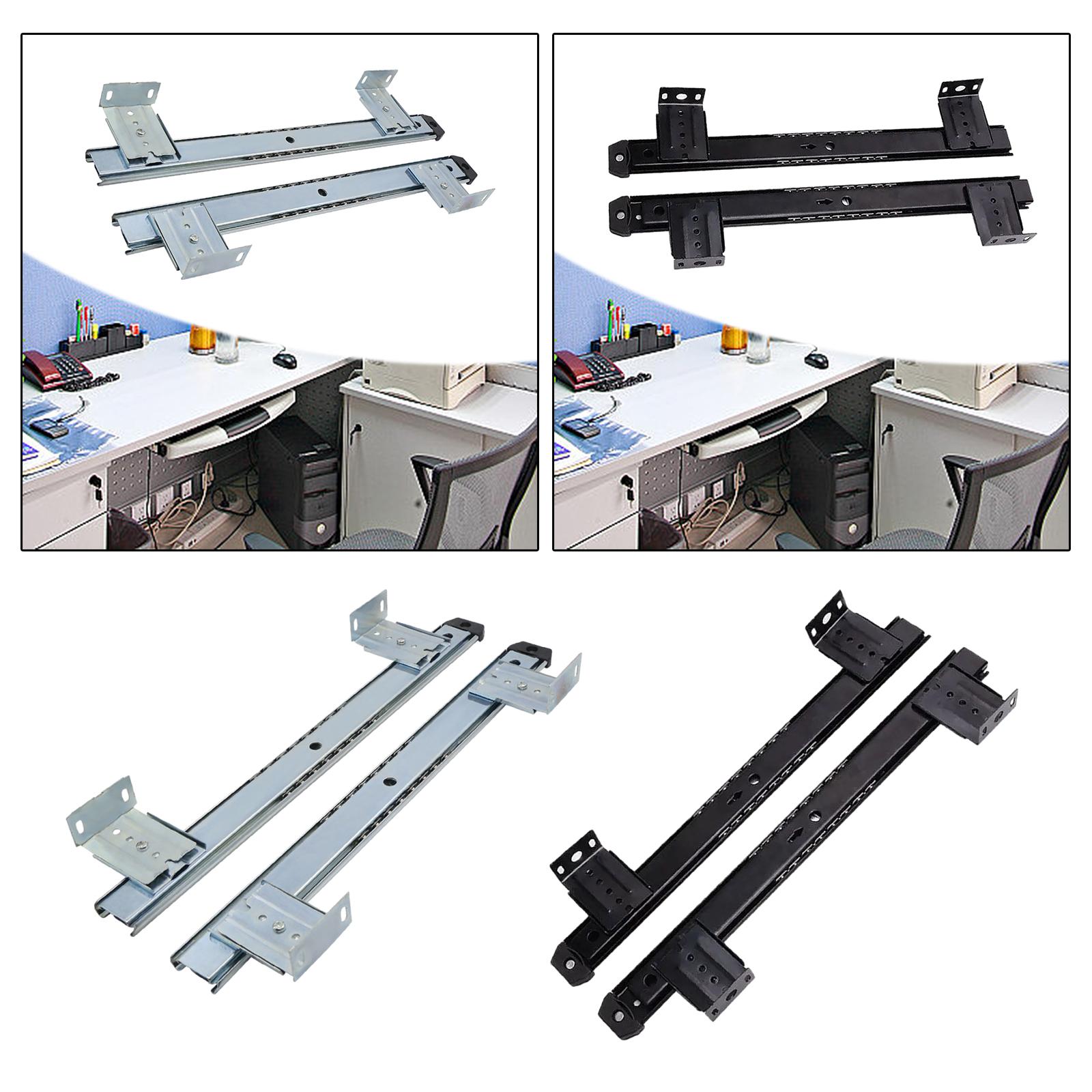 -Drawer Tray Slide Rail, Tray  - مراجعة Keyboard Drawer Under وسعره