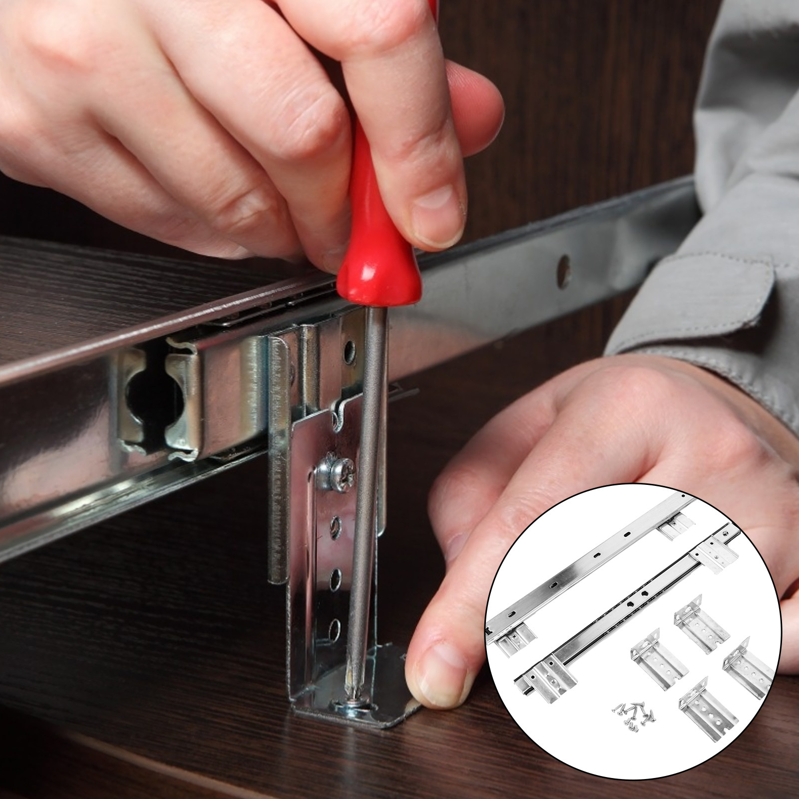 1Pair Professional Grade Keybo - مراجعة Keyboard Drawer Under وسعره