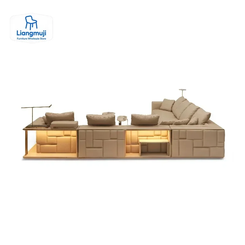 Design Leather Living Room Sof - مراجعة Office Furniture Dimensions وسعره