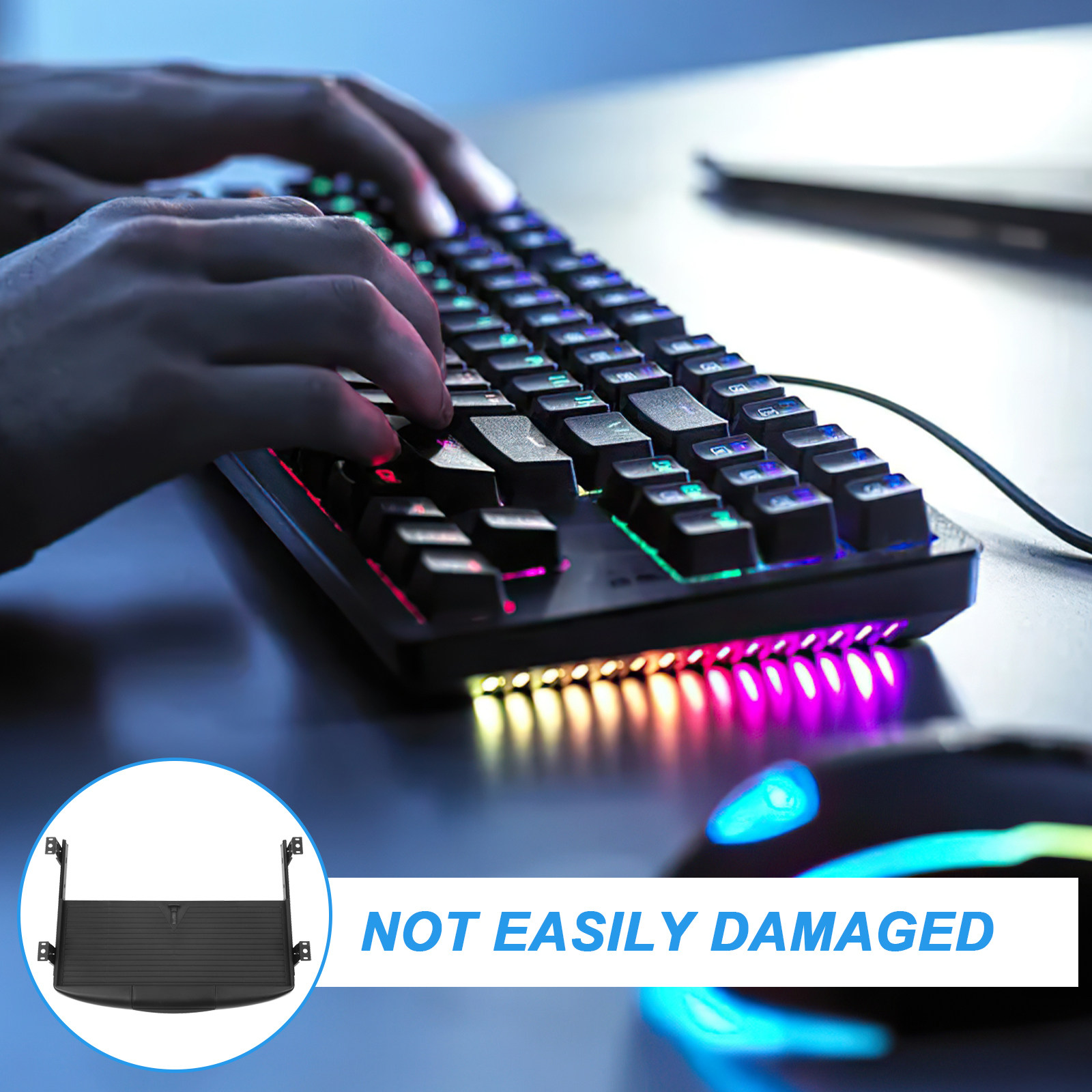 Keyboard Tray Double-Layer Und - مراجعة Keyboard Drawer Under وسعره