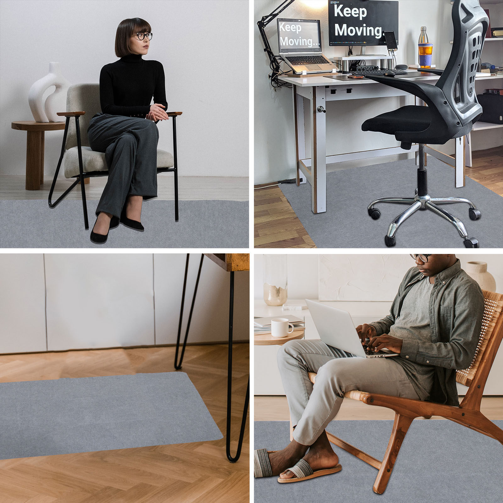Heavy Duty Self-Adhesive Offic - مراجعة Chair Mat Hard Floor وسعره