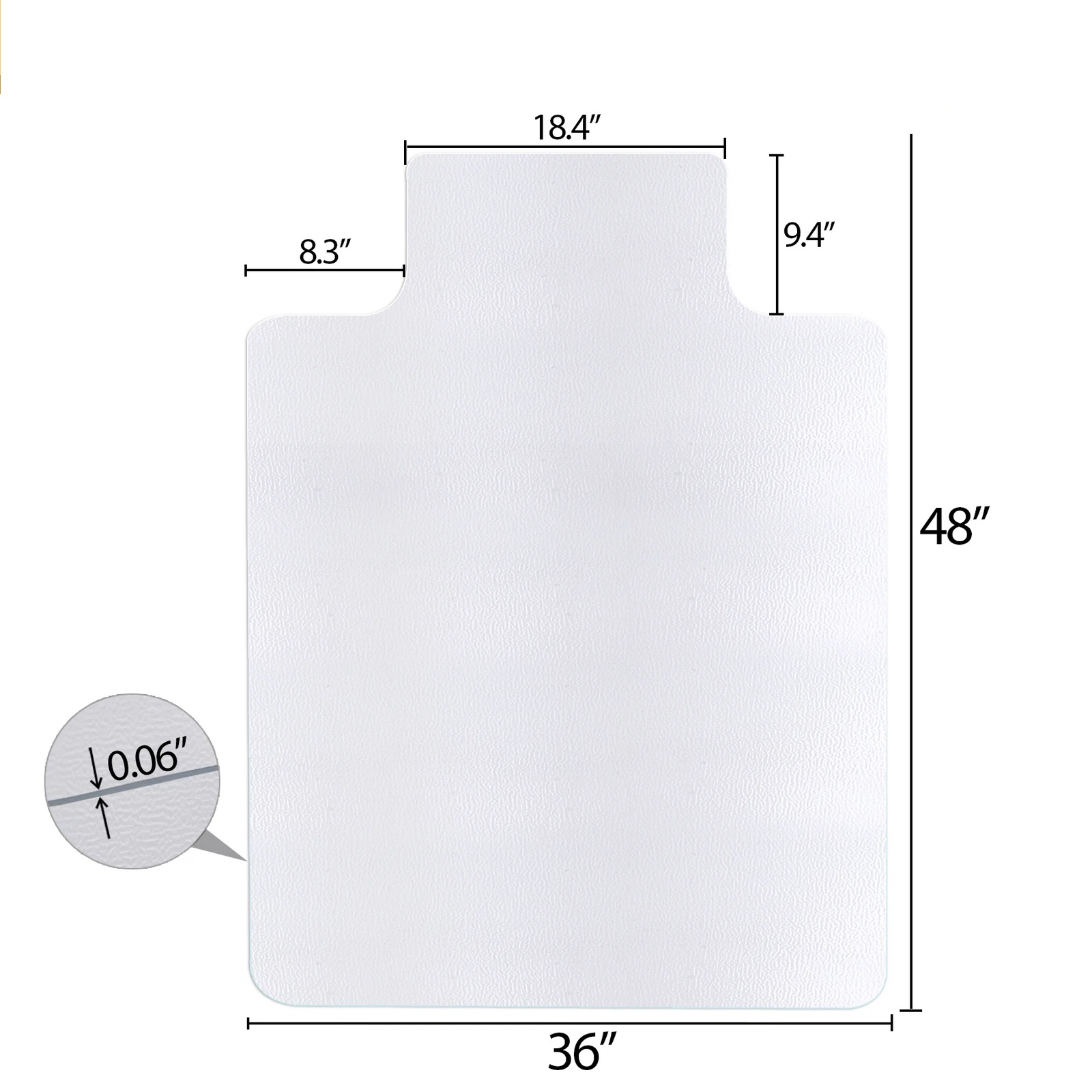 Chair Mat for Hard Floors 48'' - مراجعة Chair Mat Hard Floor وسعره