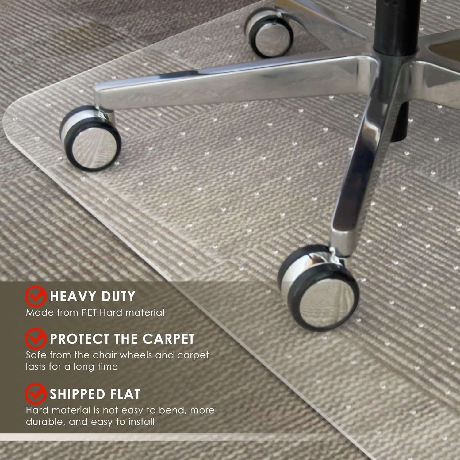 Heavy Duty Office Chair Mat fo - مراجعة Chair Mat Hard Floor وسعره