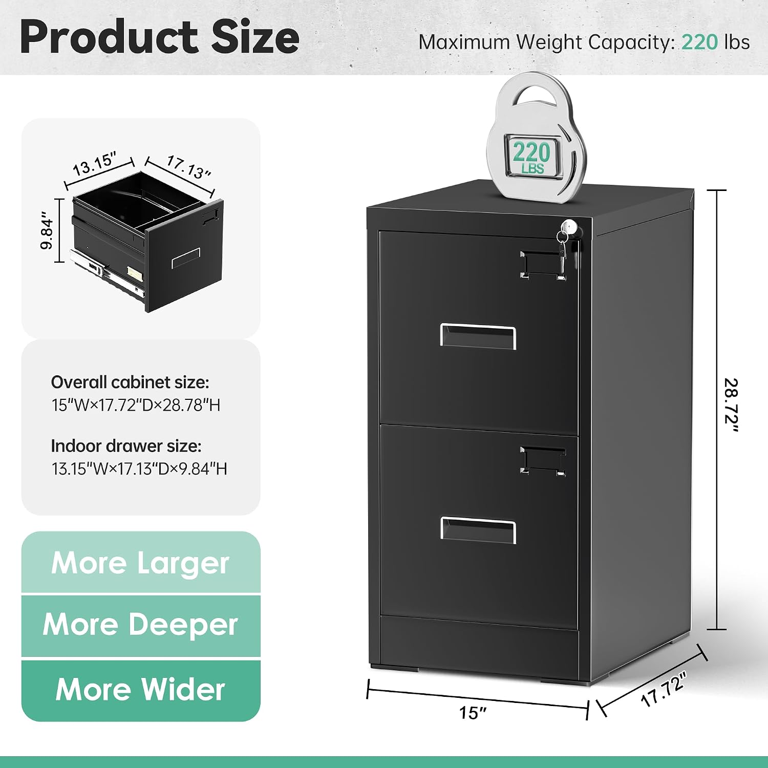 Bonusal Vertical l File Cabine - مراجعة File Cabinet Lateral وسعره