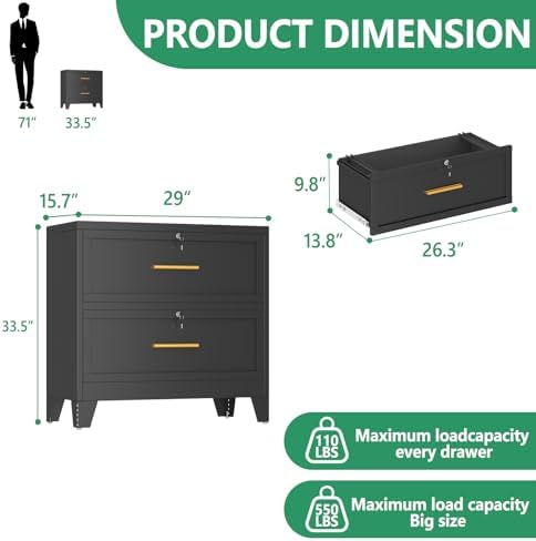 Metal Lateral File Cabinet wit - مراجعة File Cabinet Lateral وسعره