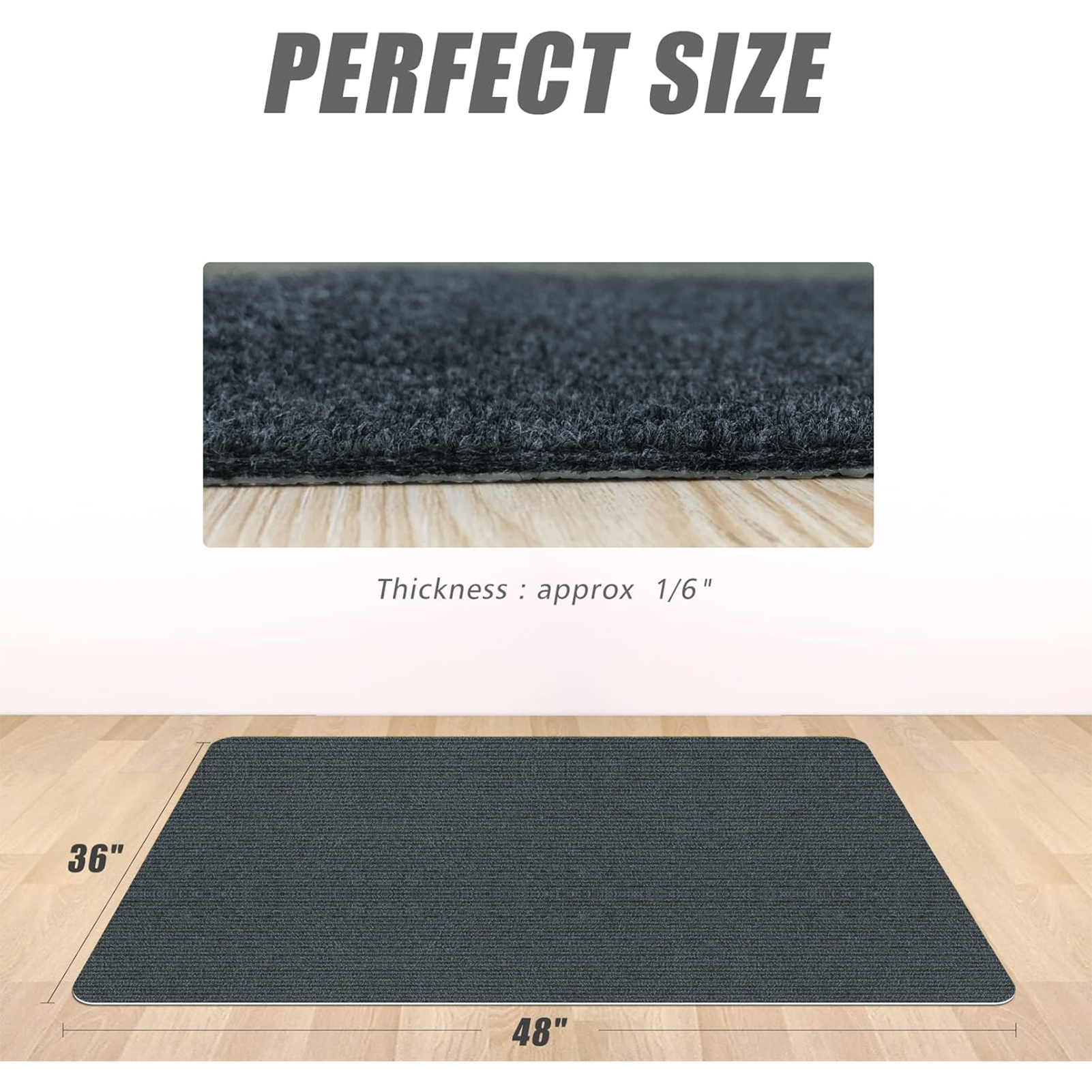 Chair Mat 90x120cm Wear-resist - مراجعة Chair Mat Hard Floor وسعره