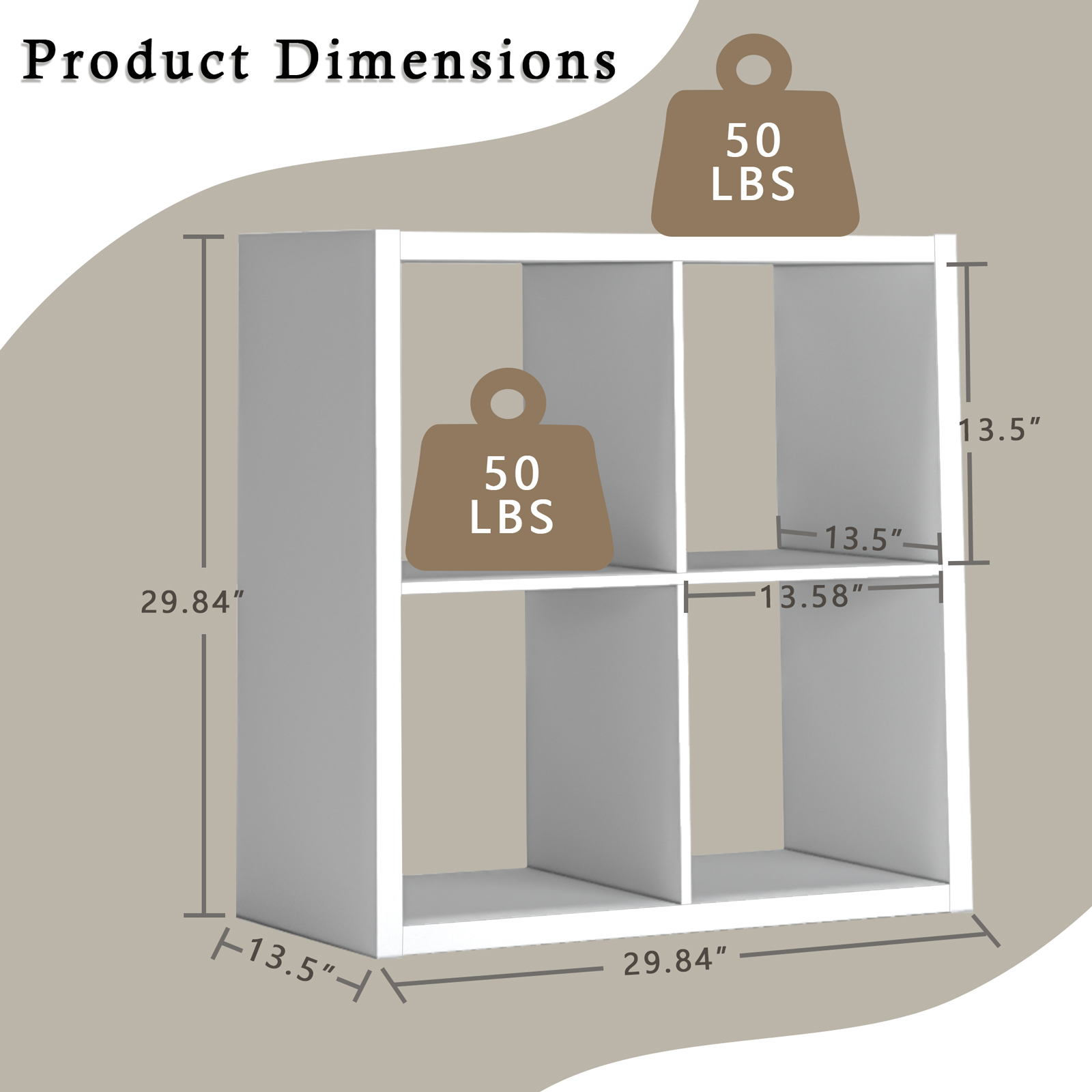 2026 Wooden Thick Frame 4 Cube - مراجعة Office Furniture Dimensions وسعره