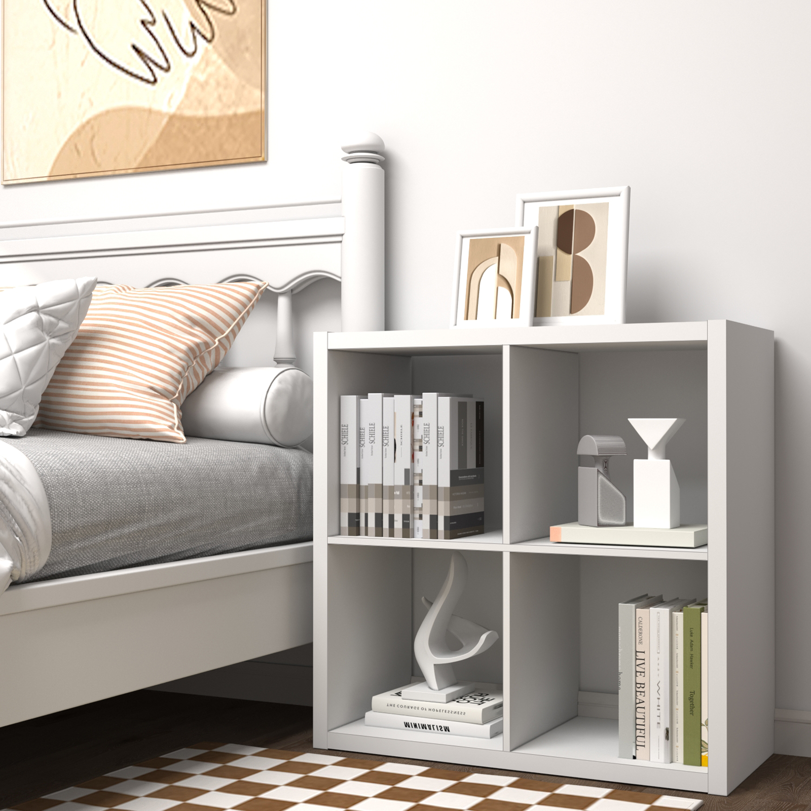 2026 Wooden Thick Frame 4 Cube - مراجعة Office Furniture Dimensions وسعره