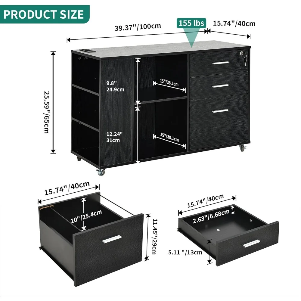 File Cabinet with Charging Sta - مراجعة File Cabinet Lateral وسعره